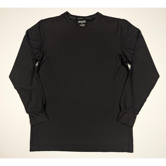 Duluth Trading Co Long Sleeve Thermal Baselayer Active Large L Shirt Mens Black - Picture 1 of 12